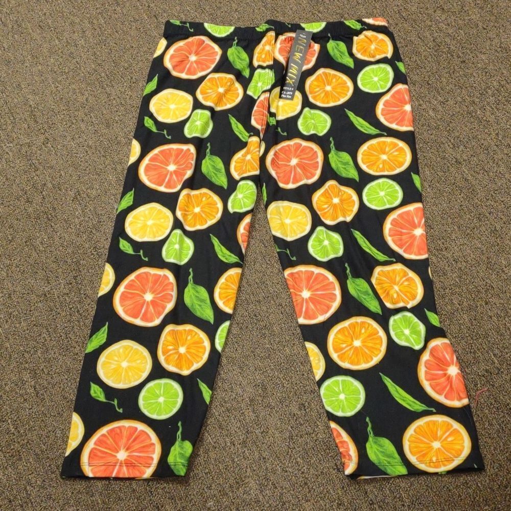 New Mix GRAPEFRUIT Leggings - NEW